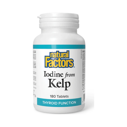 Natural Factors Iodine from Kelp 180 Tablets