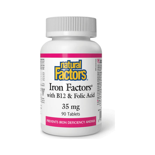 Natural Factors Iron Factors 35mg 90 Tablets