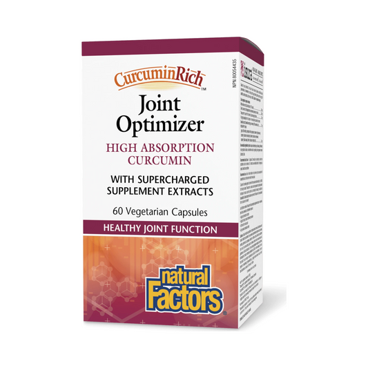 Natural Factors Joint Optimizer CurcuminRich 60 Veg Capsules