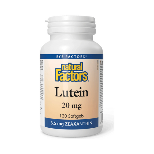 Natural Factors Lutein 20mg 120 Softgels