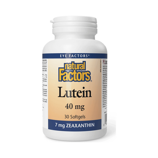 Natural Factors Lutein 40mg 30 Softgels
