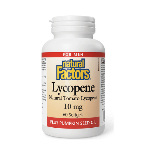 Natural Factors Lycopene 10mg 60 Softgels