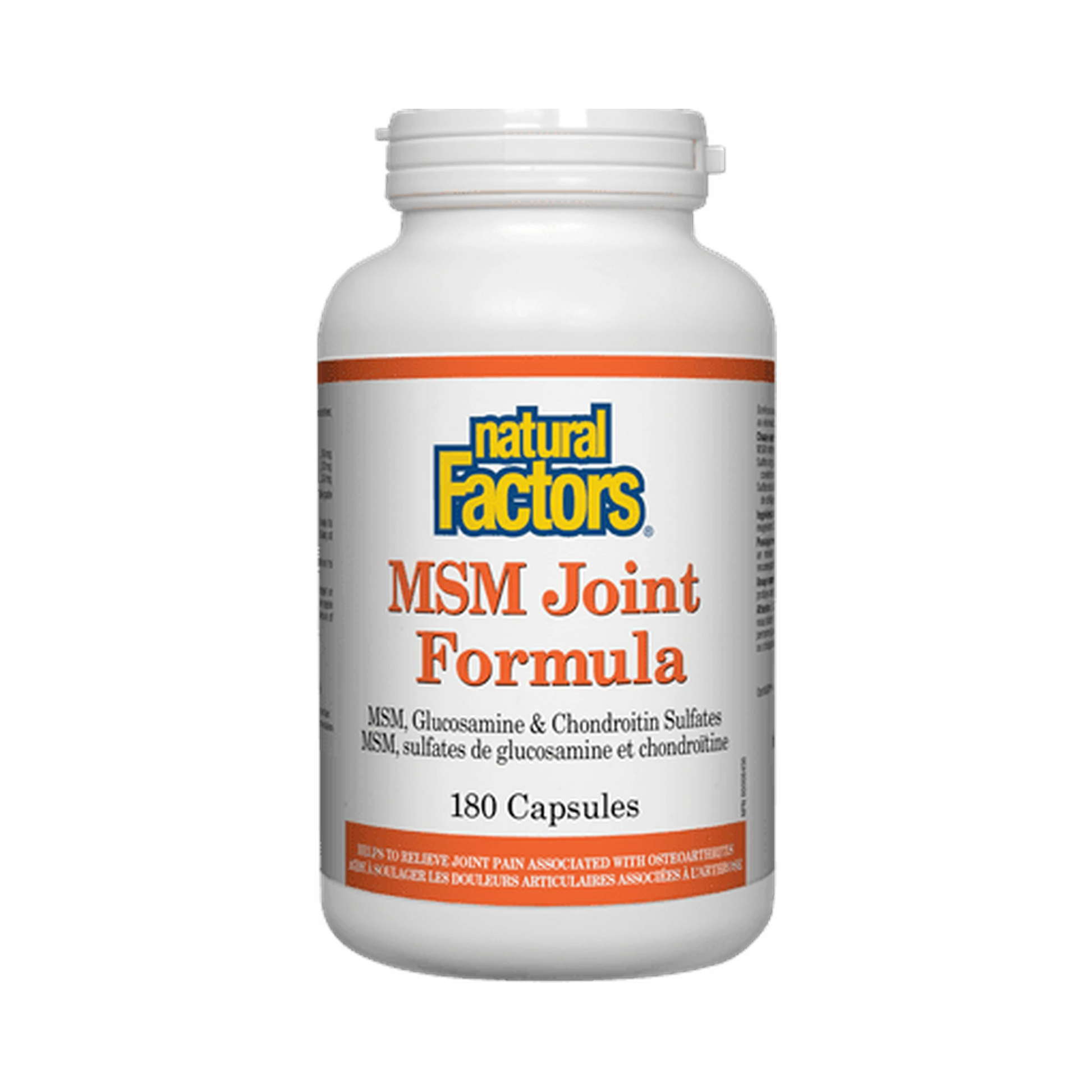 Natural Factors MSM Joint Formula 180 Capsules