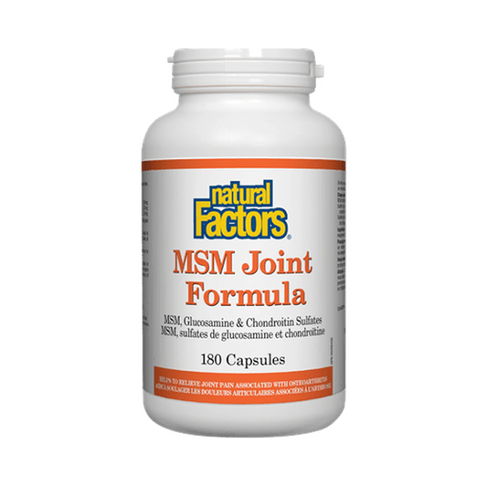 Natural Factors MSM Joint Formula 180 Capsules