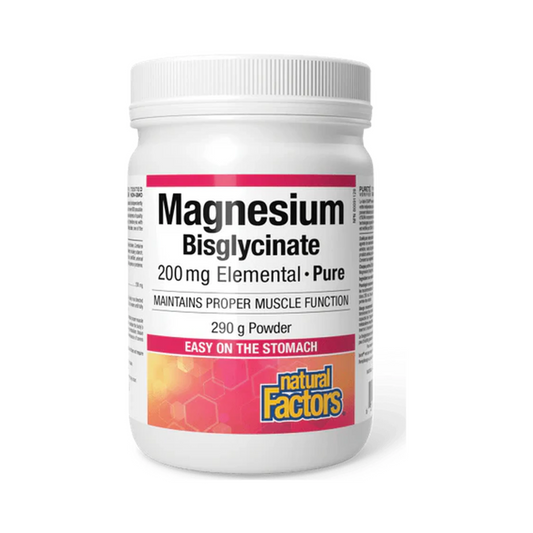 Natural Factors Magnesium Bisglycinate Pure 200mg 290g