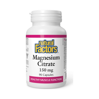 Natural Factors Magnesium Citrate 150mg 90 Capsules