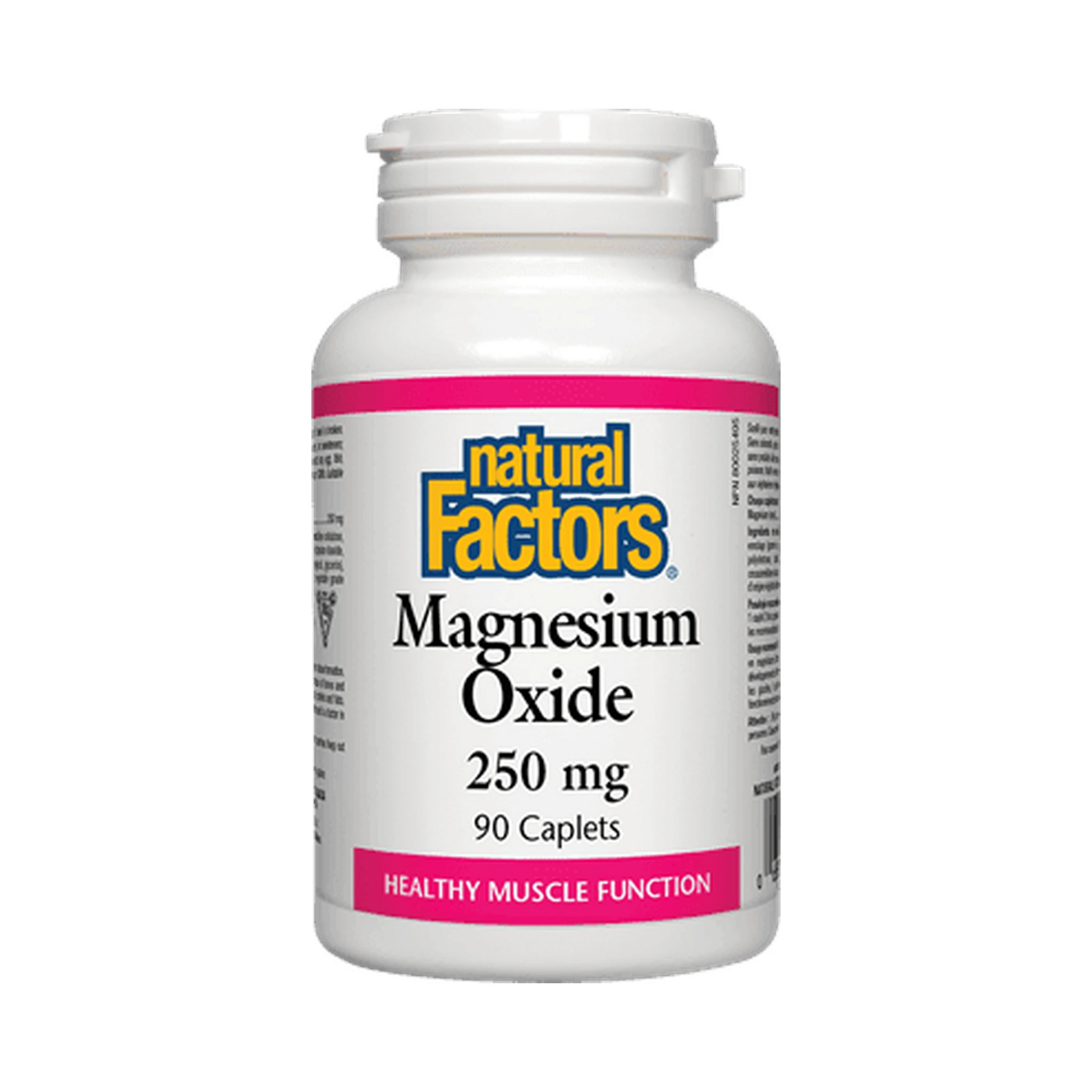 Natural Factors Magnesium Oxide 250mg 90 Caplets