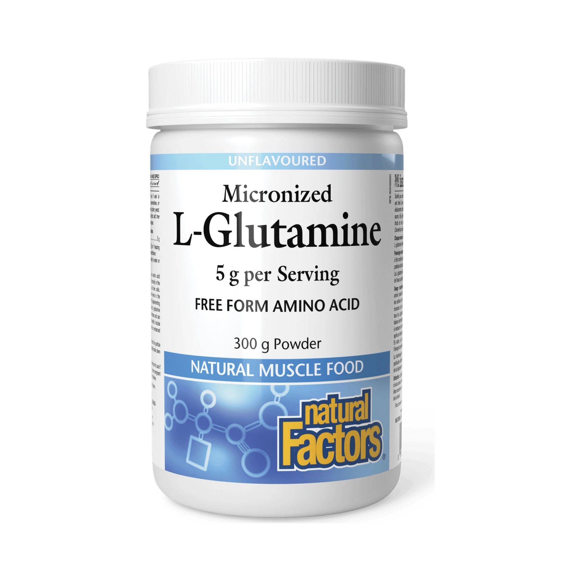 Natural Factors Micronized L-Glutamine 300g