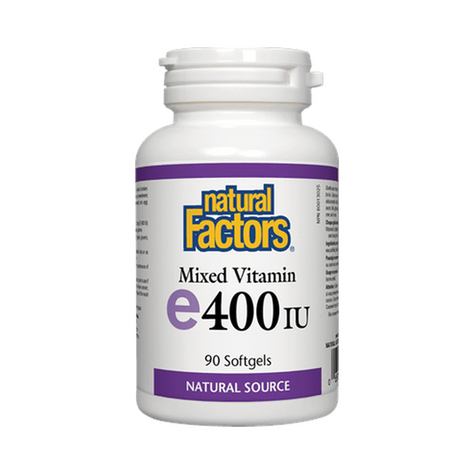 Natural Factors Mixed Vitamin E 400IU 90 Softgels
