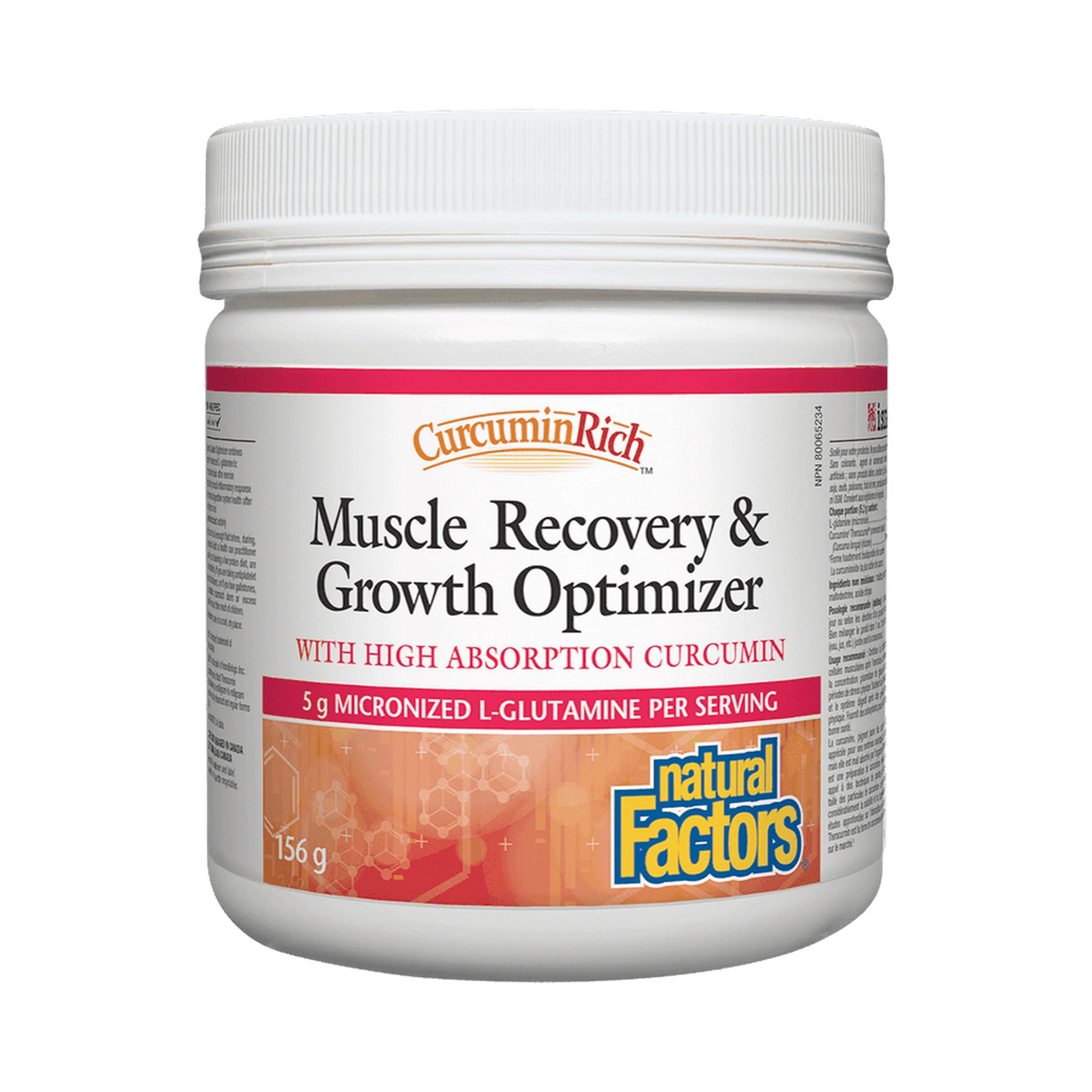 Natural Factors Muscle Recovery & Growth Optimizer 156g