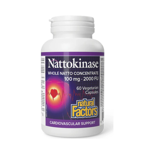 Natural Factors Nattokinase 100mg 60 Veg Capsules