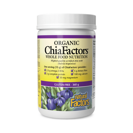 Natural Factors Organic Chia Factors 360g