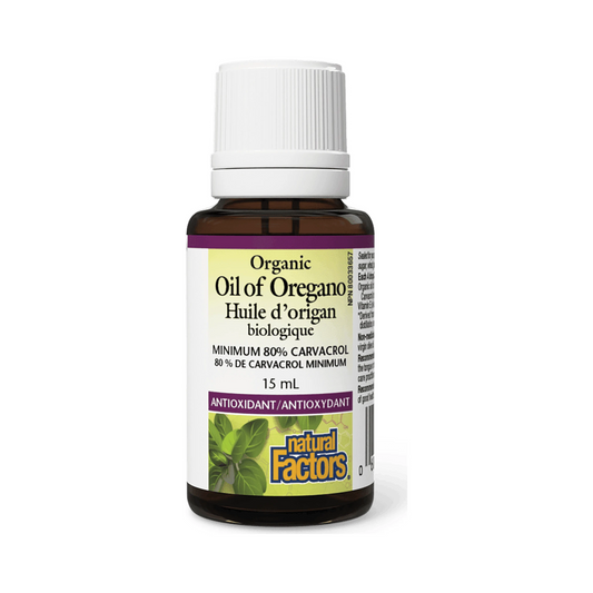 Natural Factors Organic Oil of Oregano 15mL