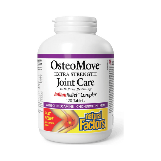Natural Factors OsteoMove Joint Care Extra Strength 120 Tablets