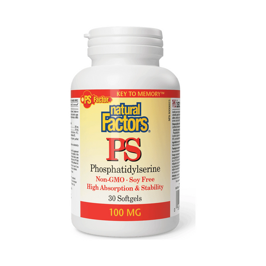 Natural Factors PS Phosphatidylserine 100mg 30 Softgels