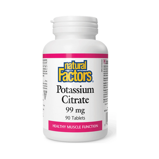 Natural Factors Potassium Citrate 99mg 90 Tablets