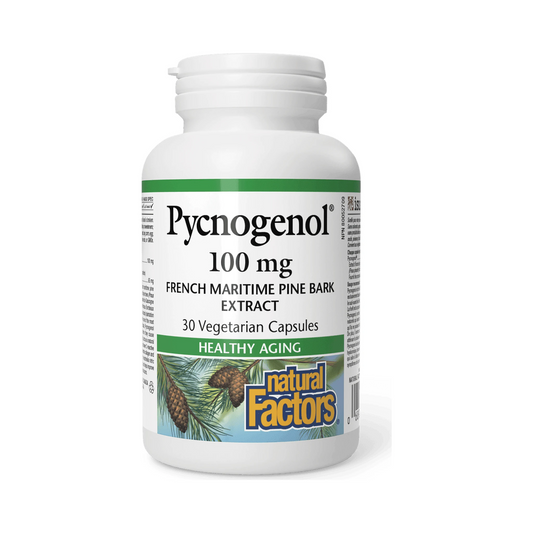 Natural Factors Pycnogenol 100mg 30 Veg Capsules