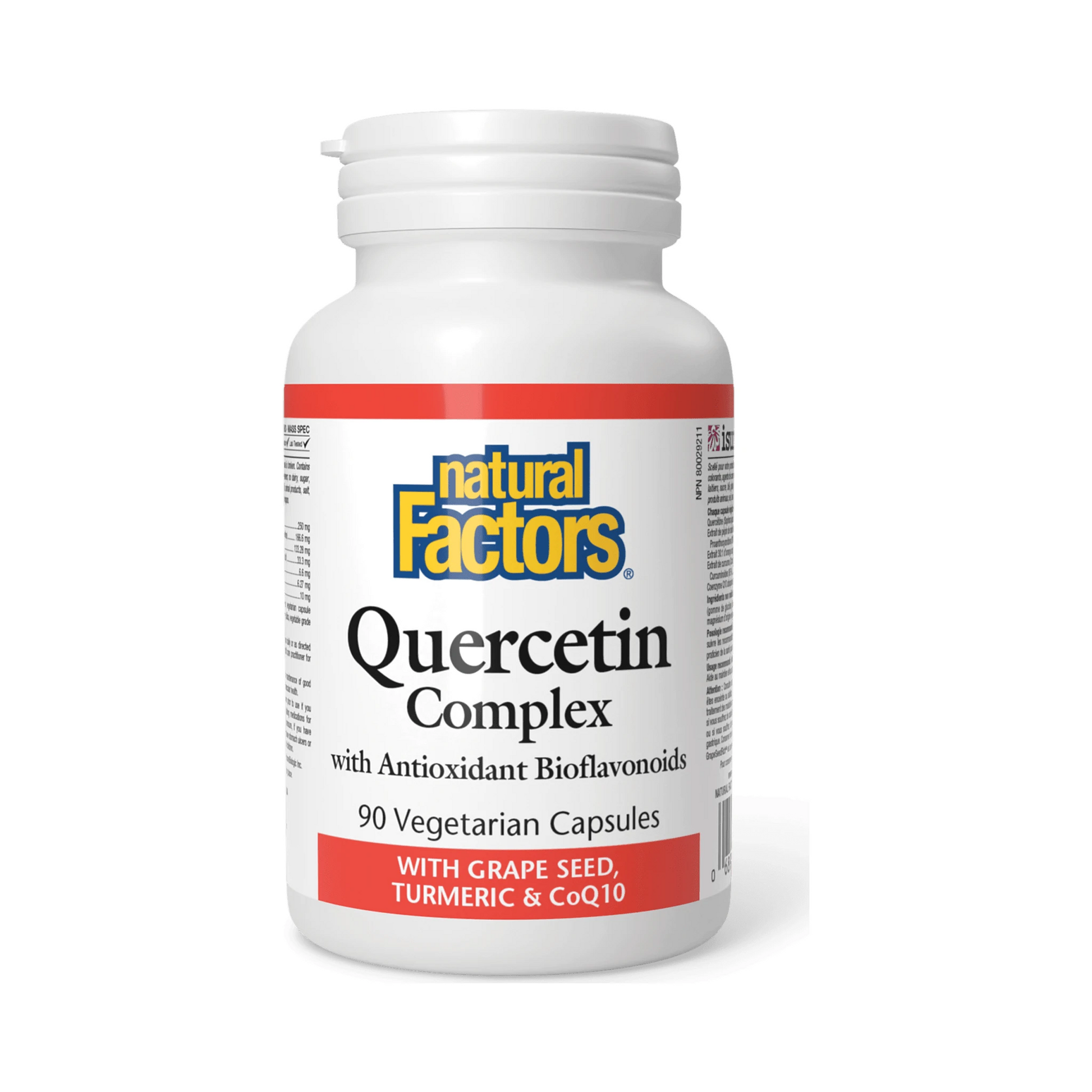 Natural Factors Quercetin Complex 90 Veg Capsules