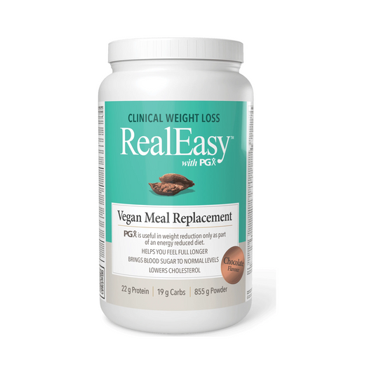 Natural Factors RealEasy with PGX Vegan Meal Replacement Vanilla 830g