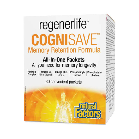 Natural Factors RegenerLife CogniSave 30 Packs