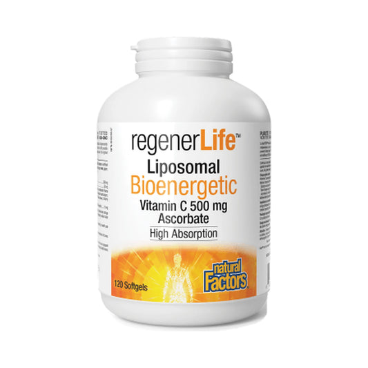 Natural Factors RegenerLife Liposomal Bioenergetic Vitamin C 120 Softgels