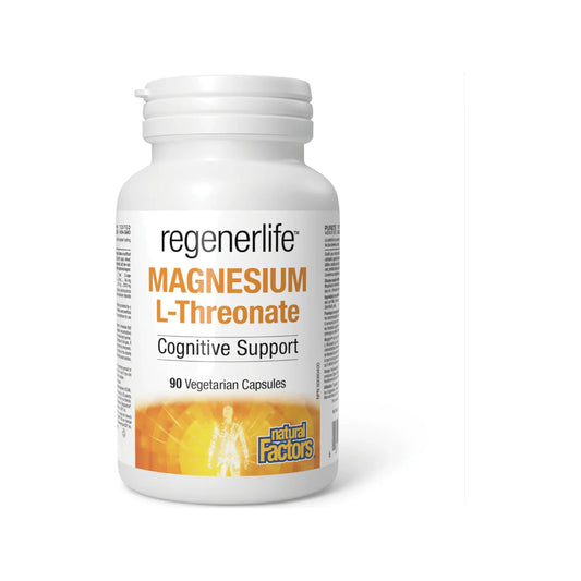 Natural Factors RegenerLife Magnesium L-Threonate 90 Veg Capsules