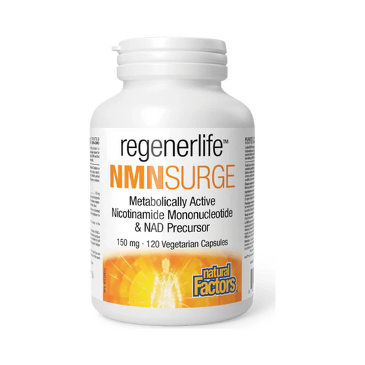 Natural Factors RegenerLife NMNSurge 120 Veg Capsules