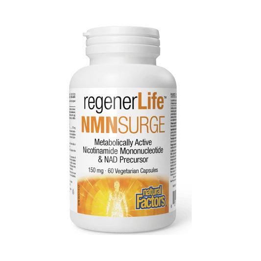 Natural Factors RegenerLife NMNSurge 60 Veg Capsules