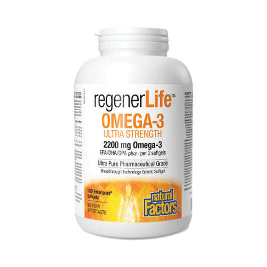 Natural Factors RegenerLife Omega-3 150 Softgels