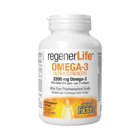 Natural Factors RegenerLife Omega-3 90 Softgels