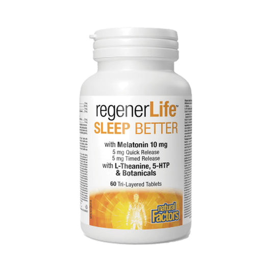 Natural Factors RegenerLife Sleep Better 60 Tablets