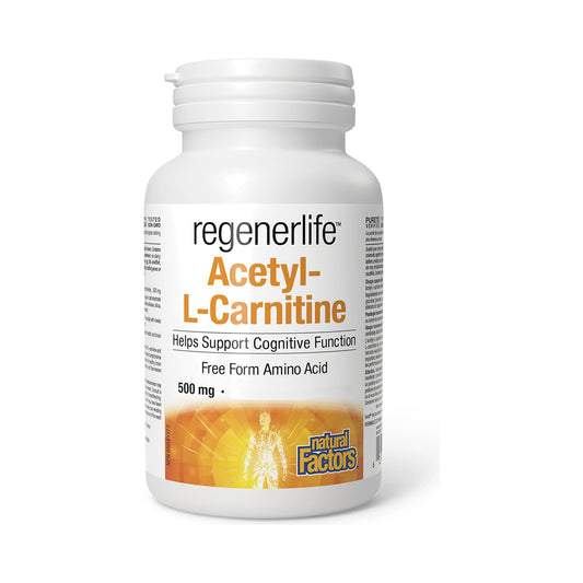 Natural Factors Regenerlife Acetyl-L-Carnitine 120 Veg Capsules
