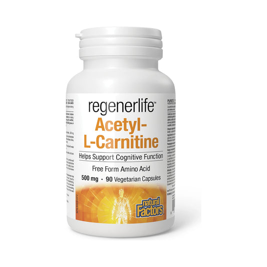 Natural Factors Regenerlife Acetyl-L-Carnitine 90 Veg Capsules
