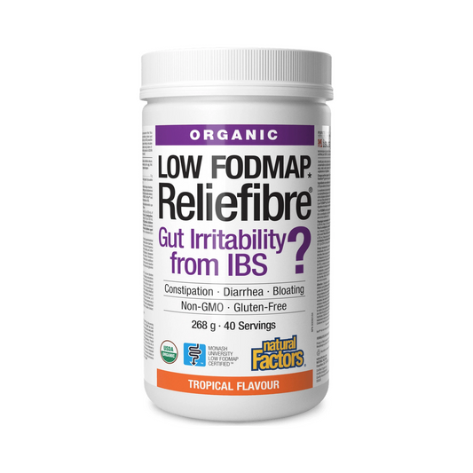 Natural Factors Reliefibre Organic Tropical Flavour 268g