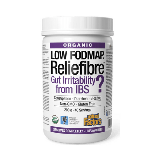 Natural Factors Reliefibre Organic Unflavoured 200g
