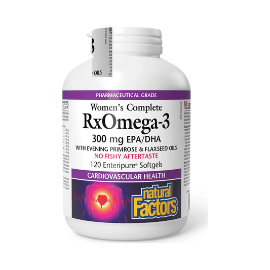 Natural Factors RxOmega-3 Mini-Gels 500mg 120 Softgels