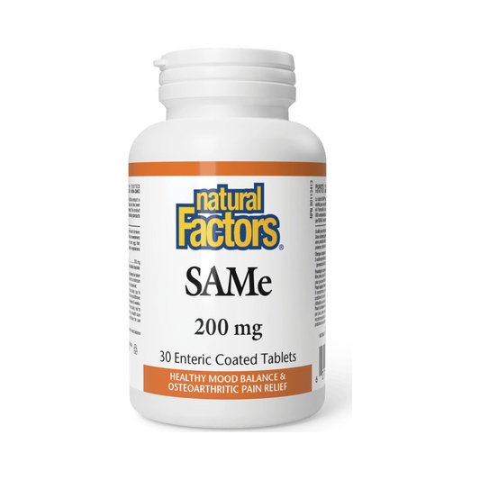 Natural Factors SAMe 200mg 30 Tablets