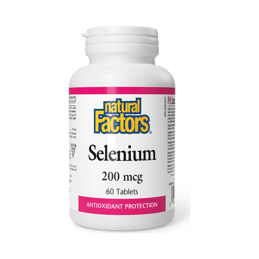 Natural Factors Selenium 200mcg 60 Tablets