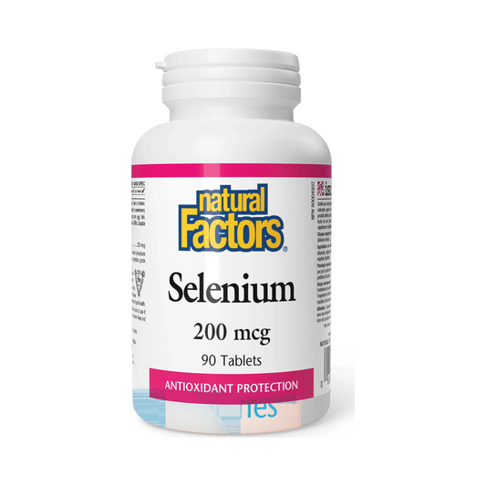 Natural Factors Selenium 200mcg 90 Tablets