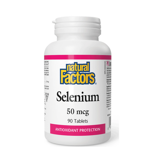 Natural Factors Selenium 50mcg 90 Tablets