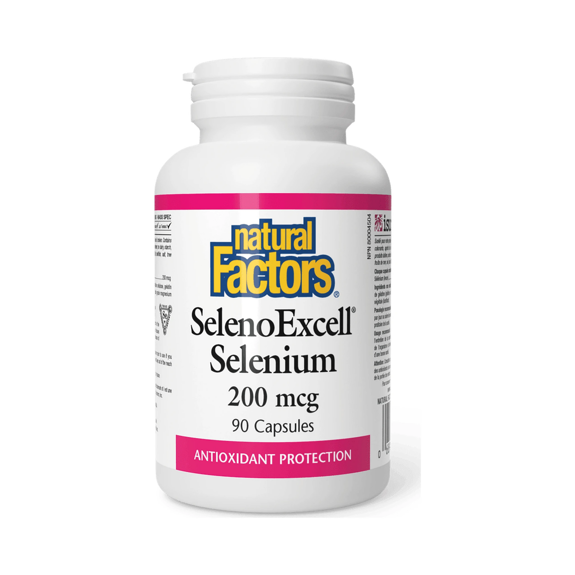 Natural Factors SelenoExcell Selenium 200mcg 90 Capsules
