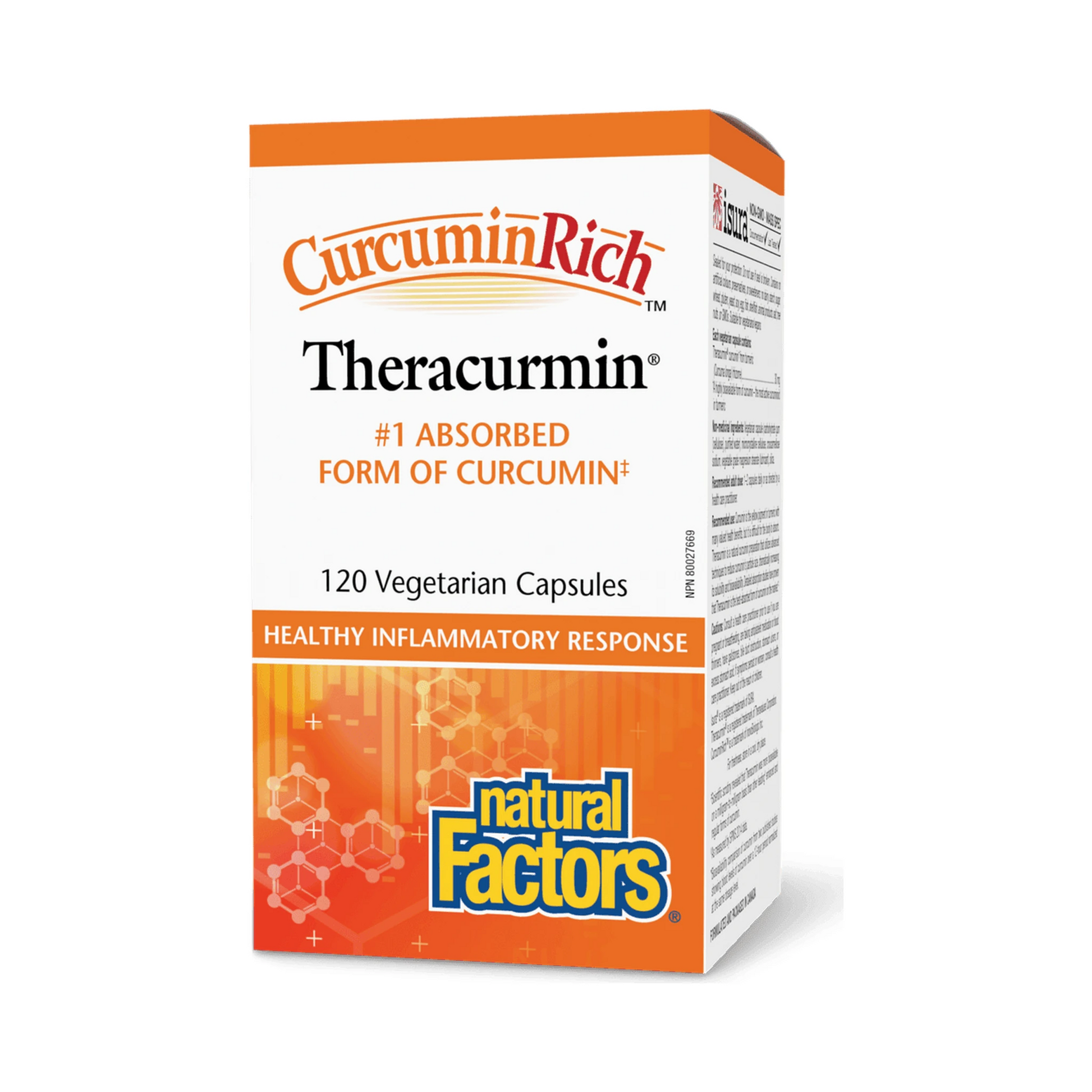 Natural Factors Theracurmin CurcuminRich 120 Veg Capsules