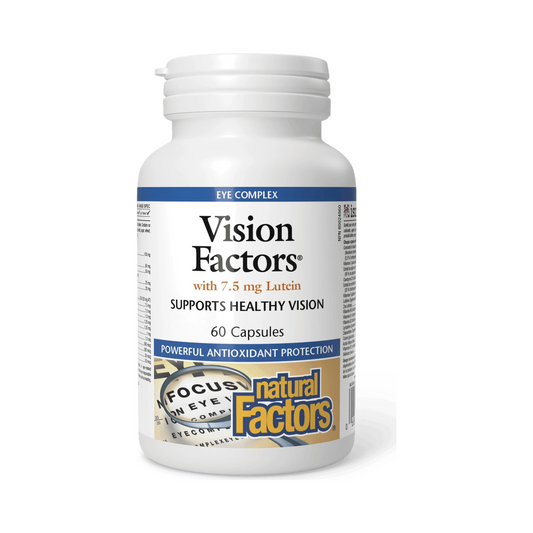 Natural Factors Vision Factors with 7.5mg Lutein 60 Capsules