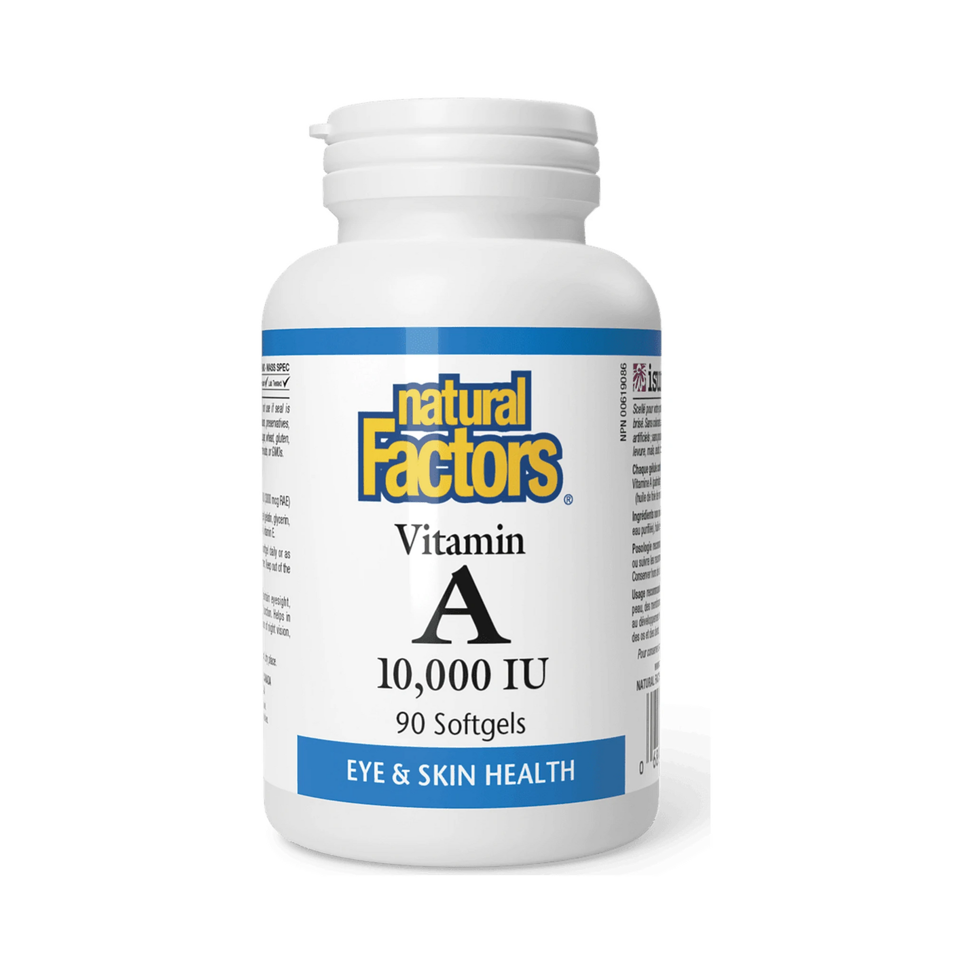 Natural Factors Vitamin A 10000IU 90 Softgels