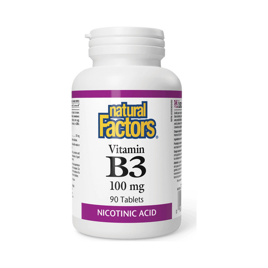 Natural Factors Vitamin B3 100mg 90 Tablets