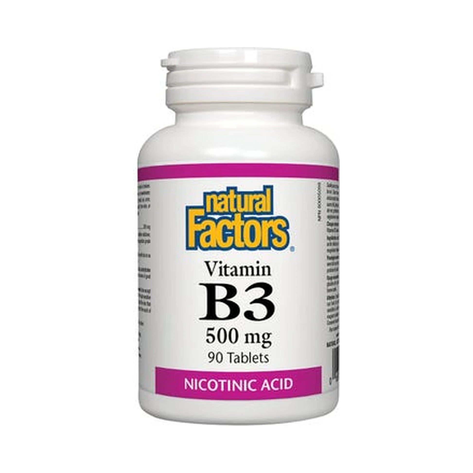 Natural Factors Vitamin B3 500mg 90 Tablets