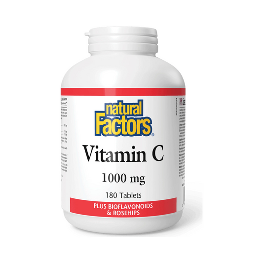 Natural Factors Vitamin C 1000mg 180 Tablets