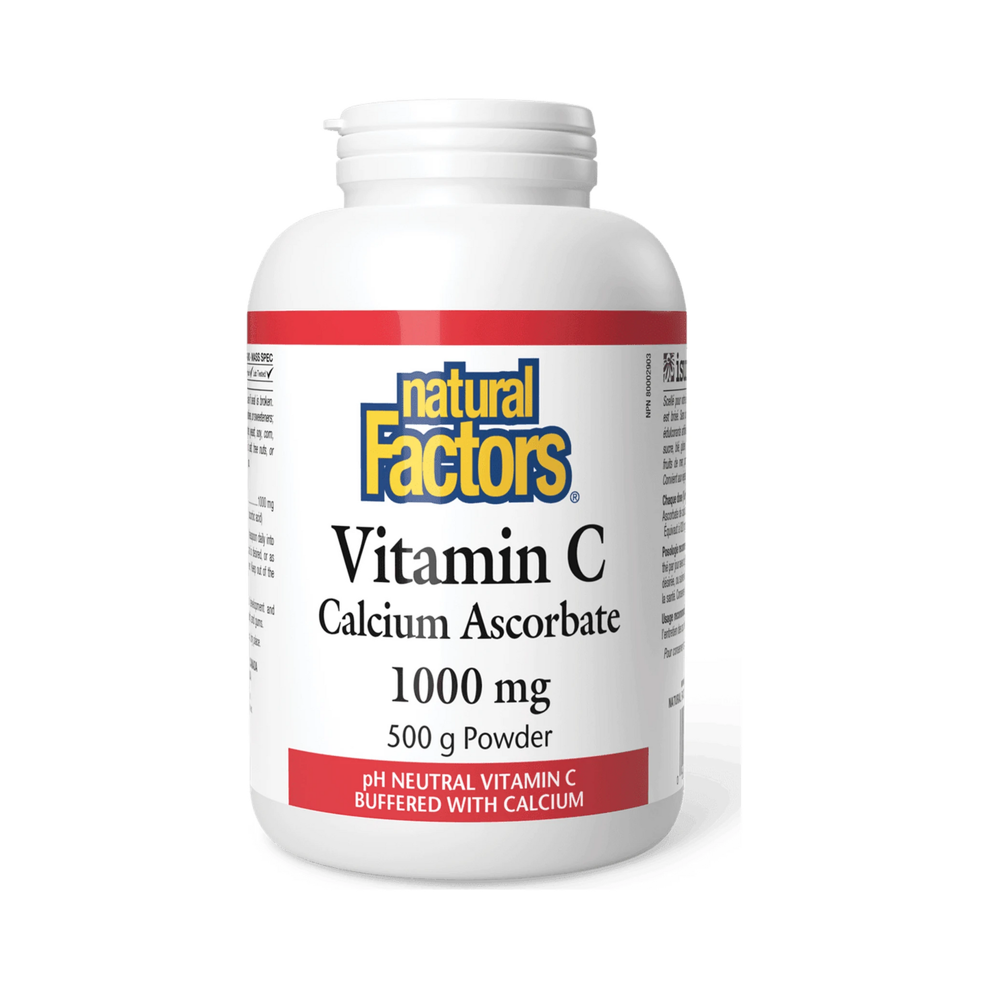 Natural Factors Vitamin C Calcium Ascorbate 1000mg 500g