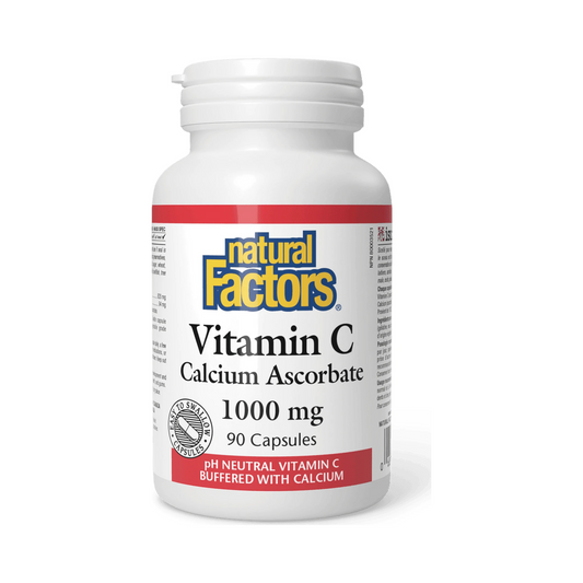 Natural Factors Vitamin C Calcium Ascorbate 1000mg 90 Capsules