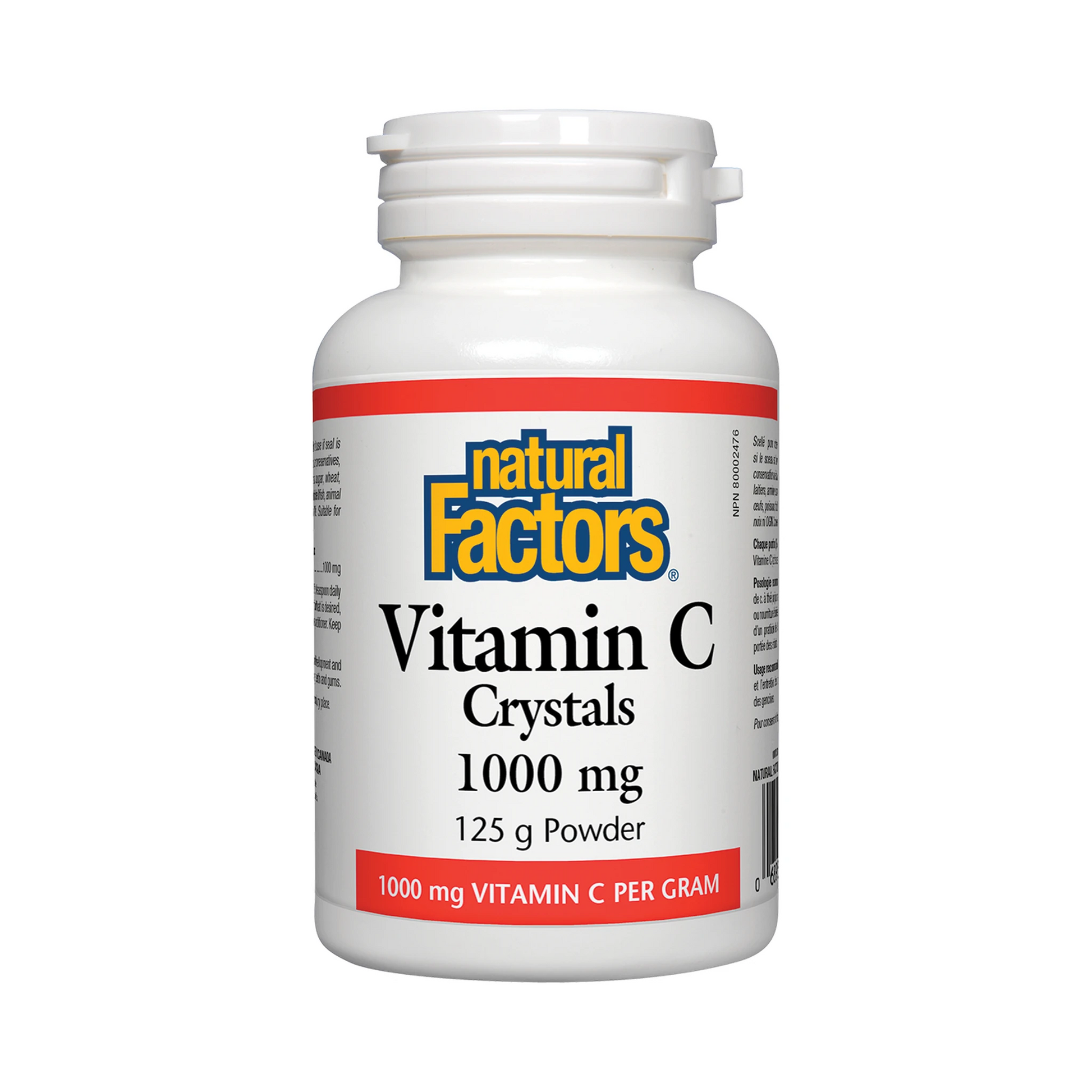 Natural Factors Vitamin C Crystals 1000mg 125g